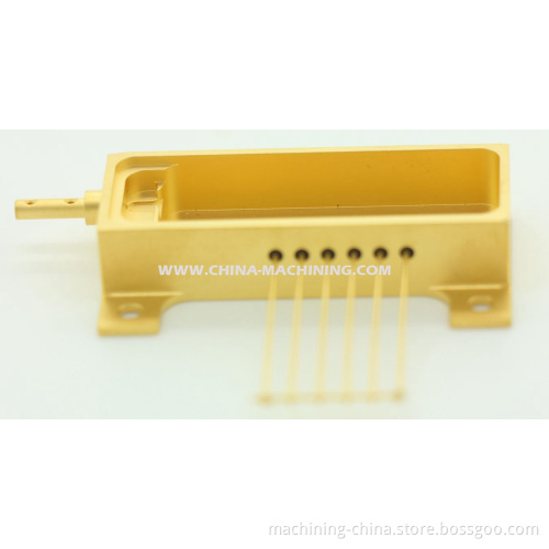 CNC Machining Part with Gold Plating